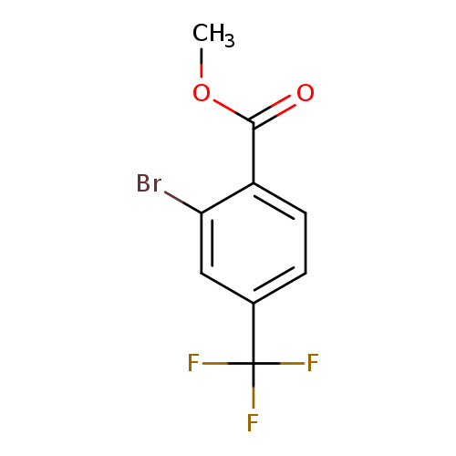 COC(=O)c1ccc(cc1Br)C(F)(F)F