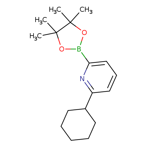 CC1(C)OB(OC1(C)C)c1cccc(n1)C1CCCCC1