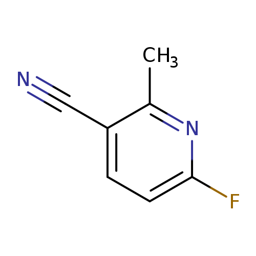 Cc1nc(F)ccc1C#N