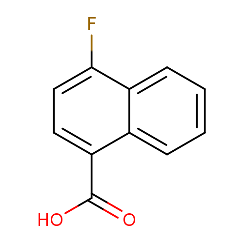 OC(=O)c1ccc(c2c1cccc2)F