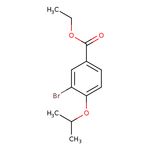 CCOC(=O)c1ccc(c(c1)Br)OC(C)C