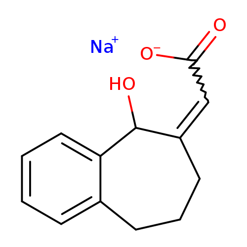 [O-]C(=O)C=C1CCCc2c(C1O)cccc2.[Na+]