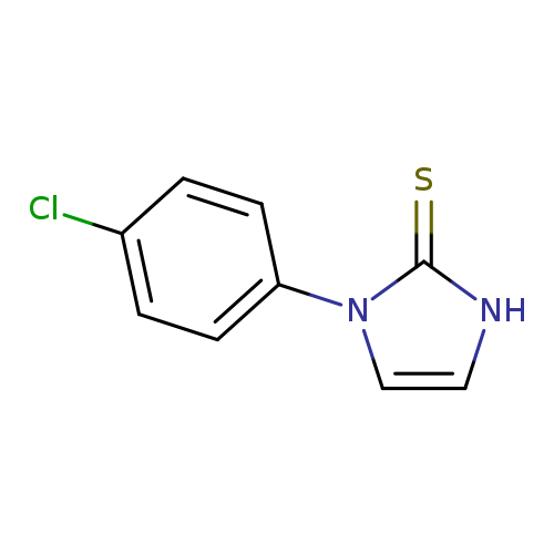 Clc1ccc(cc1)n1cc[nH]c1=S