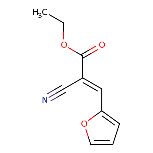 CCOC(=O)/C(=C/c1ccco1)/C#N