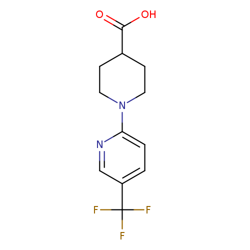 OC(=O)C1CCN(CC1)c1ccc(cn1)C(F)(F)F