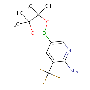 Nc1ncc(cc1C(F)(F)F)B1OC(C(O1)(C)C)(C)C