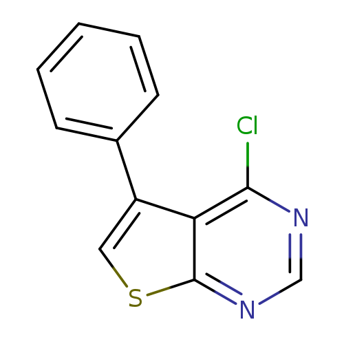 Clc1ncnc2c1c(cs2)c1ccccc1