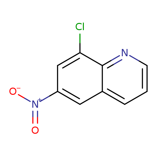 [O-][N+](=O)c1cc(Cl)c2c(c1)cccn2