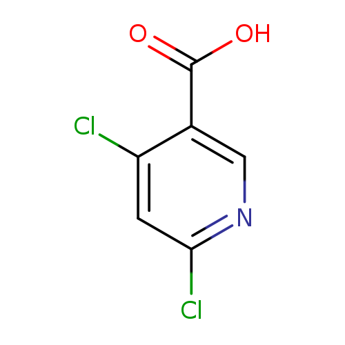 OC(=O)c1cnc(cc1Cl)Cl