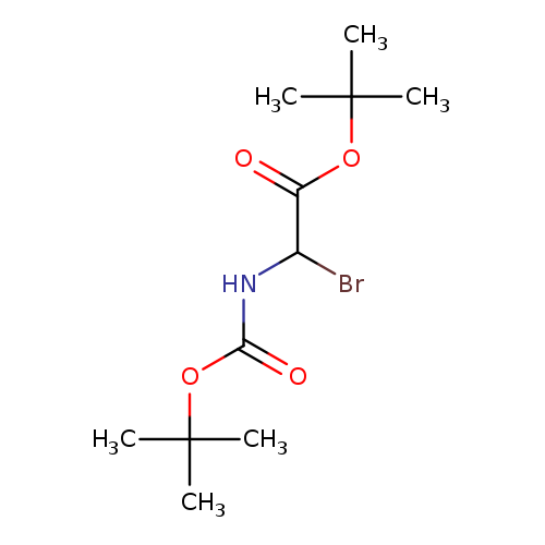 O=C(OC(C)(C)C)NC(C(=O)OC(C)(C)C)Br