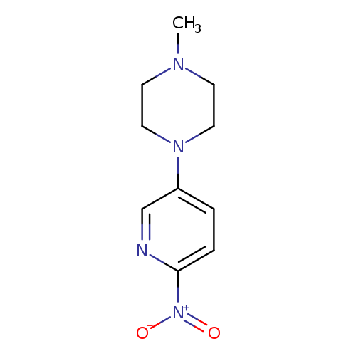 CN1CCN(CC1)c1ccc(nc1)[N+](=O)[O-]