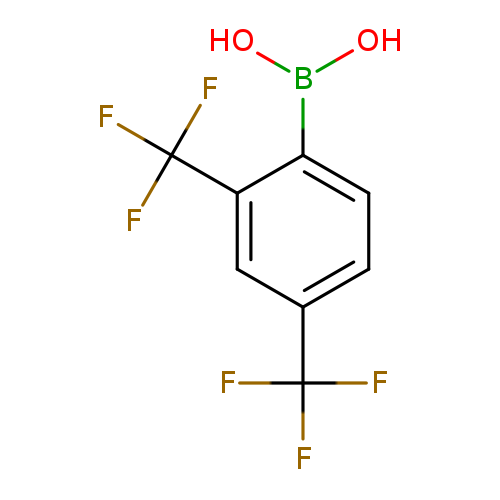 OB(c1ccc(cc1C(F)(F)F)C(F)(F)F)O