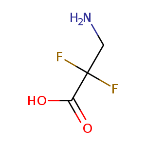 NCC(C(=O)O)(F)F