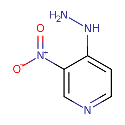 NNc1ccncc1[N+](=O)[O-]