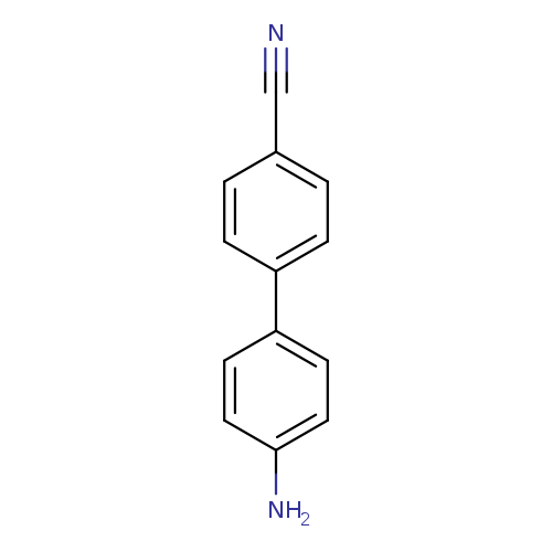 N#Cc1ccc(cc1)c1ccc(cc1)N