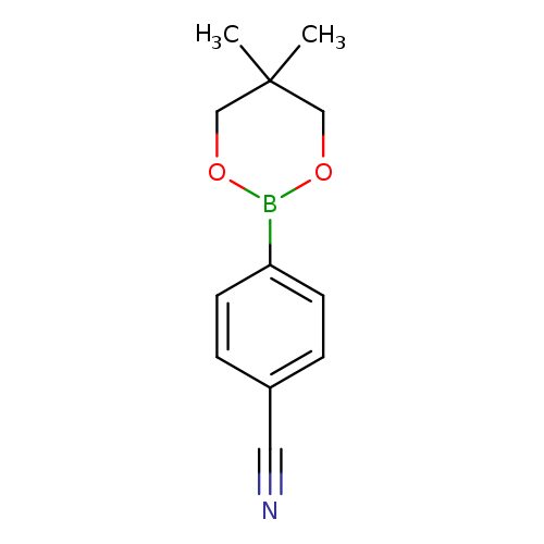 N#Cc1ccc(cc1)B1OCC(CO1)(C)C