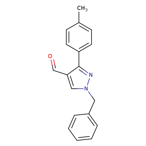 O=Cc1cn(nc1c1ccc(cc1)C)Cc1ccccc1