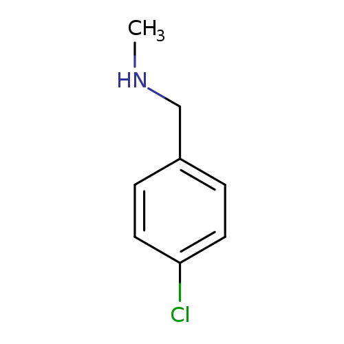 CNCc1ccc(cc1)Cl