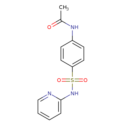 CC(=O)Nc1ccc(cc1)S(=O)(=O)Nc1ccccn1