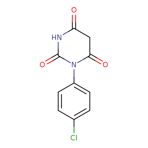O=C1CC(=O)N(C(=O)N1)c1ccc(cc1)Cl