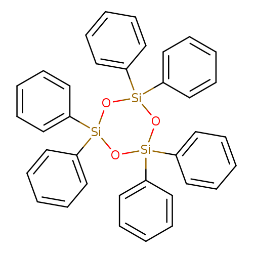 c1ccc(cc1)[Si]1(O[Si](O[Si](O1)(c1ccccc1)c1ccccc1)(c1ccccc1)c1ccccc1)c1ccccc1