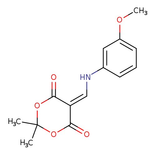 COc1cccc(c1)NC=C1C(=O)OC(OC1=O)(C)C
