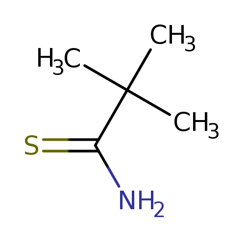 NC(=S)C(C)(C)C