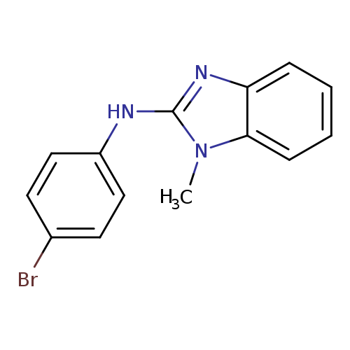 Brc1ccc(cc1)Nc1nc2c(n1C)cccc2