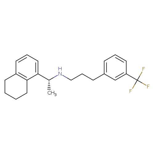 C[C@H](c1cccc2c1CCCC2)NCCCc1cccc(c1)C(F)(F)F