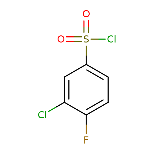 Fc1ccc(cc1Cl)S(=O)(=O)Cl