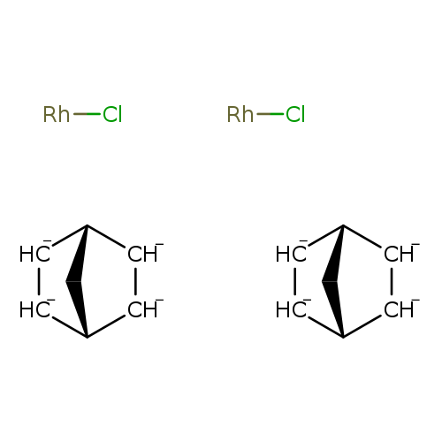 [CH-]1[CH-][C@@H]2C[C@H]1[CH-][CH-]2.[CH-]1[CH-][C@@H]2C[C@H]1[CH-][CH-]2.[Rh]Cl.[Rh]Cl