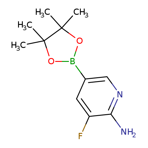 Nc1ncc(cc1F)B1OC(C(O1)(C)C)(C)C