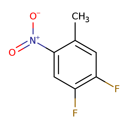[O-][N+](=O)c1cc(F)c(cc1C)F