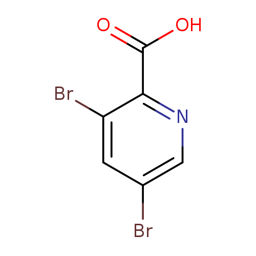 Brc1cnc(c(c1)Br)C(=O)O