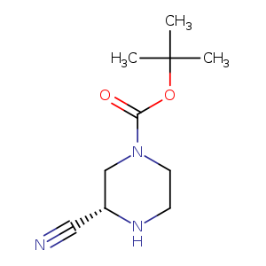 N#C[C@H]1NCCN(C1)C(=O)OC(C)(C)C