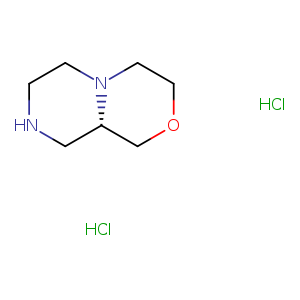 C1NC[C@@H]2N(C1)CCOC2.Cl.Cl