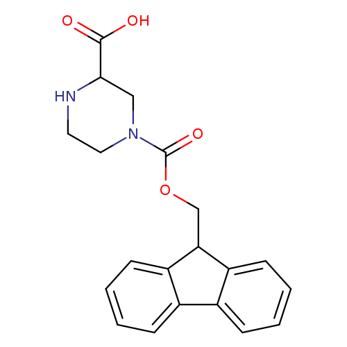 OC(=O)C1NCCN(C1)C(=O)OCC1c2ccccc2c2c1cccc2