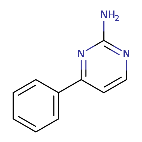 Nc1nccc(n1)c1ccccc1