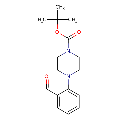 O=Cc1ccccc1N1CCN(CC1)C(=O)OC(C)(C)C