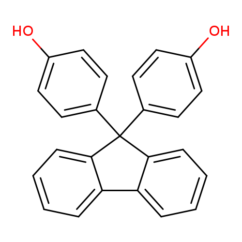 Oc1ccc(cc1)C1(c2ccc(cc2)O)c2ccccc2c2c1cccc2