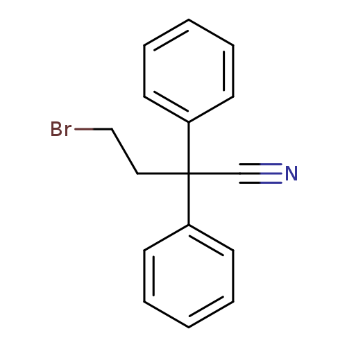 BrCCC(c1ccccc1)(c1ccccc1)C#N