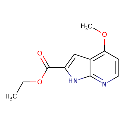 CCOC(=O)c1cc2c([nH]1)nccc2OC