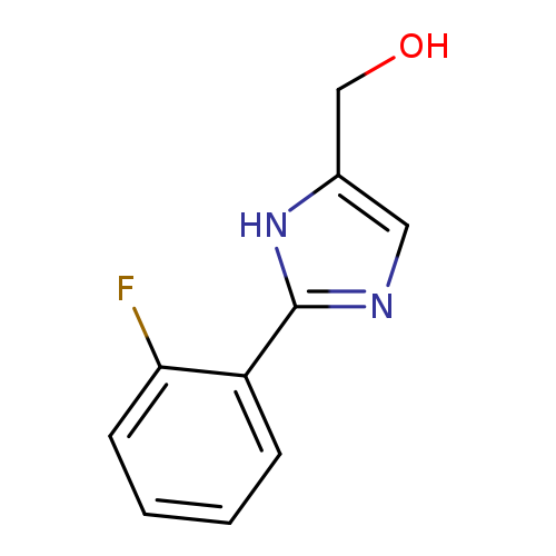 OCc1cnc([nH]1)c1ccccc1F