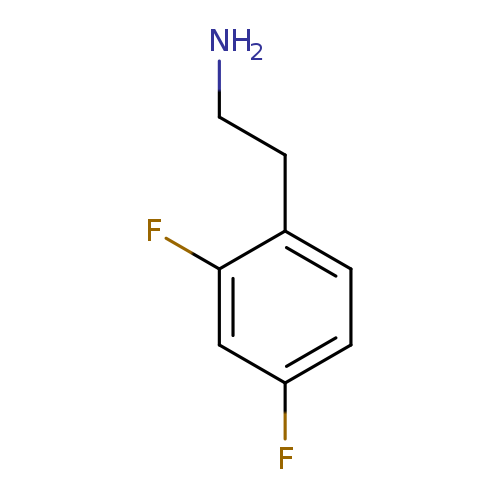 NCCc1ccc(cc1F)F