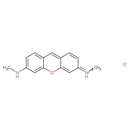 CNc1ccc2c(c1)oc1c(c2)ccc(=[NH+]C)c1.[Cl-]