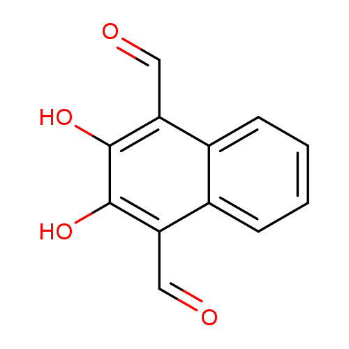 O=Cc1c(O)c(O)c(c2c1cccc2)C=O