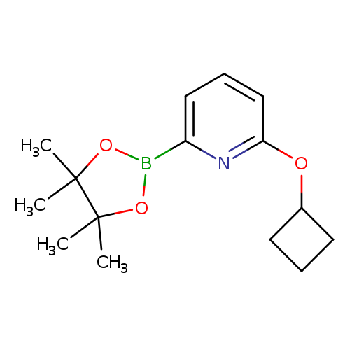 CC1(C)OB(OC1(C)C)c1cccc(n1)OC1CCC1