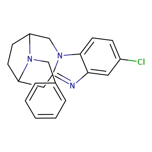 Clc1ccc2c(c1)nc1n2CC2CCC(C1)N2Cc1ccccc1