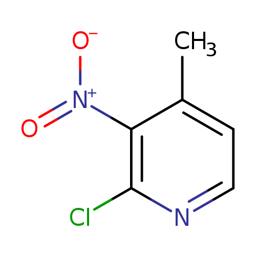 [O-][N+](=O)c1c(C)ccnc1Cl