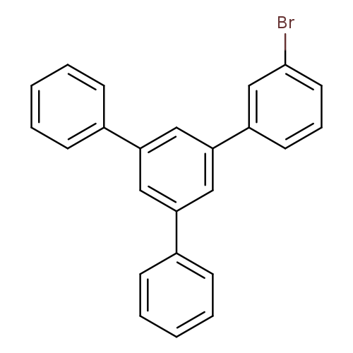 Brc1cccc(c1)c1cc(cc(c1)c1ccccc1)c1ccccc1